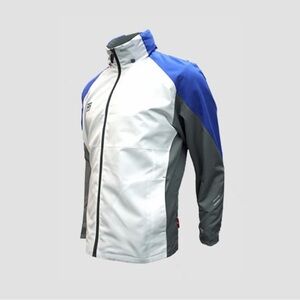 MOOTO WING JACKET 3 TONE WHITE/BLUE Windbreaker Best Martial Arts Sz 190(5) XL
